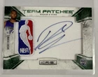 2010-11 Panini Rookies & Stars DeMarcus Cousins On Patch Auto Logoman /5 Kings