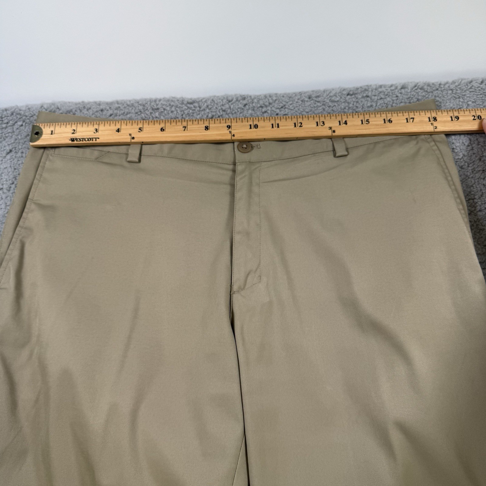 Nike Golf Pants Mens 36x32 Beige Dri-Fit Tour Performance Flat Front Stretch thumbnail 4