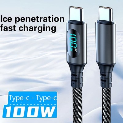 120W USB -Typ -C -Kabel für Huawei Ehren schnelles Laden USB C -Ladegerät Daten 