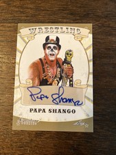 2016 Leaf Signature Series Wrestling - Papa Shango #62 (AU) Vintage Card