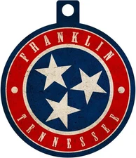 Franklin Tennessee with Tri Star Christmas Tree Ornament
