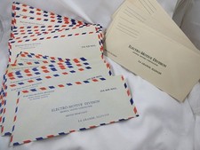 1950s Lot of (32) ELECTRO-MOTIVE DIVISION GENERAL MOTORS CORP Air Mail Envelopes