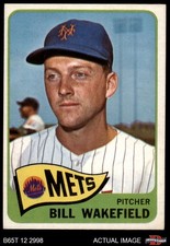 1965 Topps #167 Bill Wakefield Mets 5 - EX