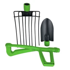 Mulch Fork Gardenomic Fork And Shovel Spade Tines Garden Landscaping