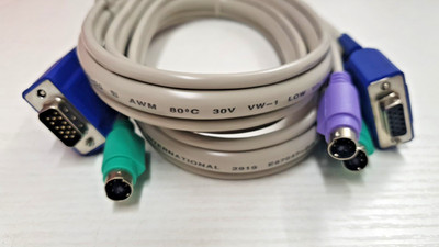 equip 218990 KVM Kabel VGA + PS/2, 1.8m, NEU