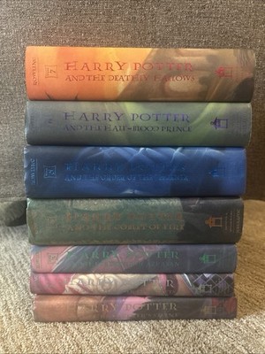 Harry Potter Complete Hardcover Set Books 1-7 First US Edition Rowling