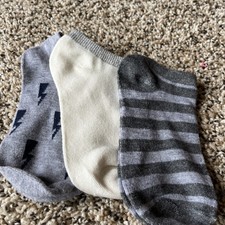 Women's Decorative Socks No Show Set of Three Brand New