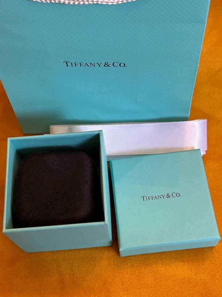 Anillo de cóctel Tiffany Co vintage de lapislázuli bypass talla 51 Foto 4 de 4