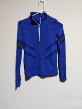 Ivivva Girls Athletic Half-Zip Pullover Blue Size 12
