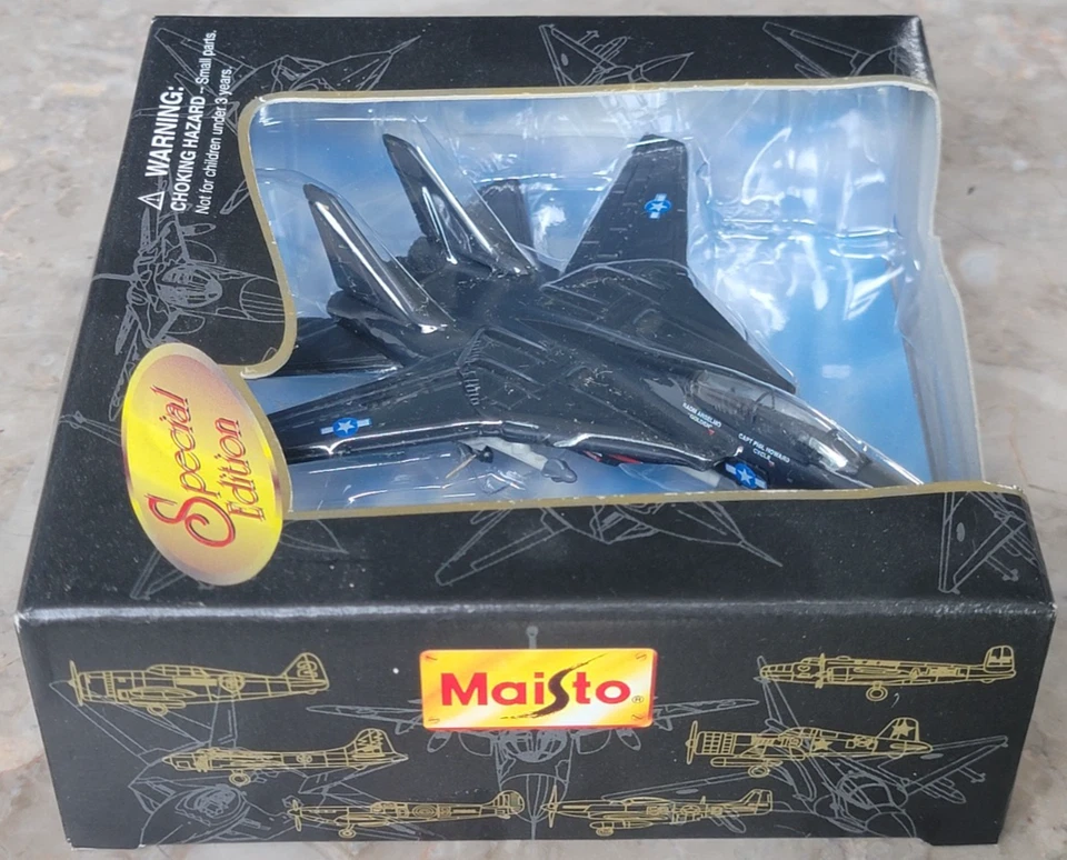 Vintage New 1997 Maisto Air Force Special Edition F-14 Tomcat VX-4 Navy Fighter - Image 4 of 4