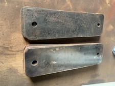 Mild Steel Weld on Stand Leg Plates 280mm x 80mm x 6mm with 13mm holes pack of 8
