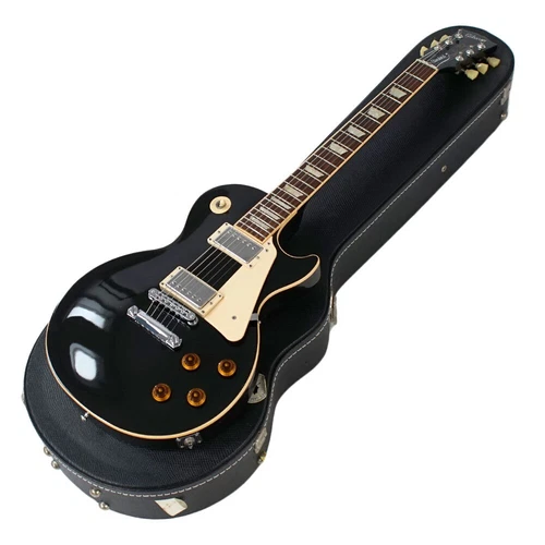 Electric Guitar Gibson Les Paul Standard Ebony 2011 Made Black