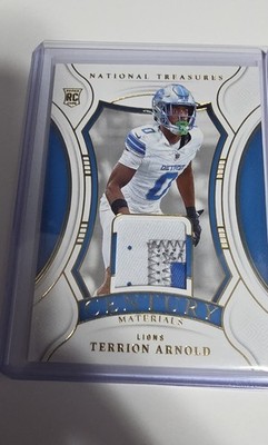 2024 Panini National Treasures - Century  Terrion Arnold, #CM-TAD Gold /49