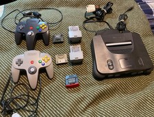 Nintendo 64 console Bundle with Official N64 memory expansion pack
