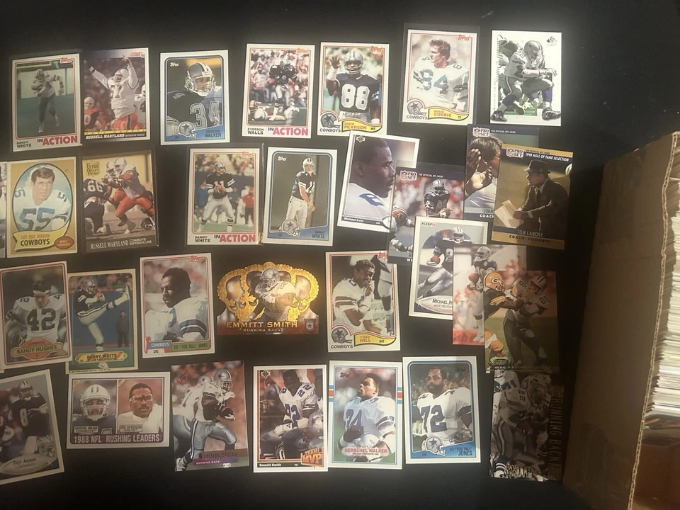 Dallas Cowboys manga cientos - Emmitt Smith, Irvin, Aikman, Walker años 80-90 Foto 3 de 4