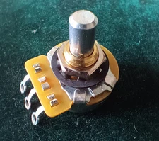 CTS 1 MEG Potentiometer, Audio taper, 3/8" Bushing, Solid-Shaft