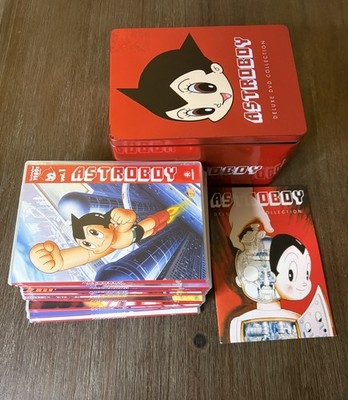 Astro Boy Deluxed DVD Collection Vol 1-10 + Extras Tin Box Set TV Series R4 PAL