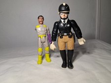 LOT of 2 Haunted Humans X-COP Ghost WINSTON Fright Features Kenner Ghostbusters