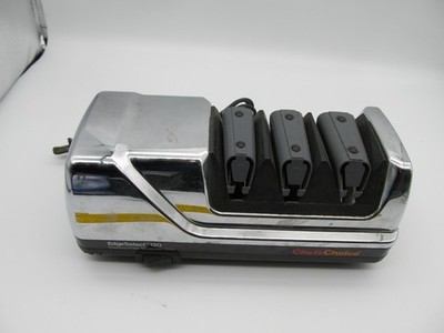 Chefs Choice Knife Sharpener Edge Select 120 Diamond Hone Plus Silver Tested   E