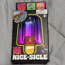 Authentic REAL NeeDoh Nice-Sicle Popsicle Squishy 1 Random Color Will Be Sent