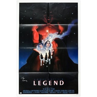 Tim Curry Autographed RARE 1995 Legends Original 27x40.5 Movie Poster