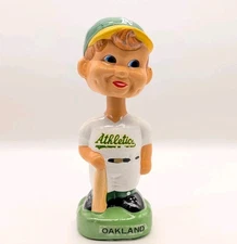 Vintage 1970’s Oakland Athletics MLB Baseball Nodder Bobble Head