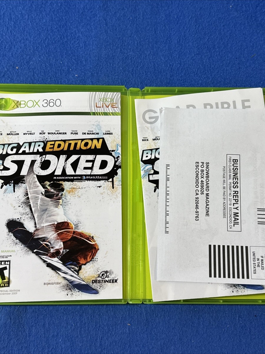 Stoked - Big Air Edition - Xbox 360 Game Complete With
