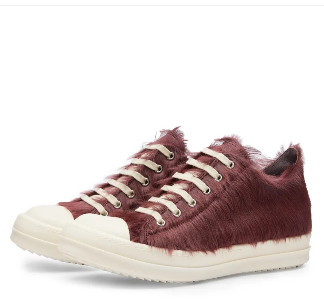 Sneaker Rick Owen's Pony Hair taglia 12 5 US