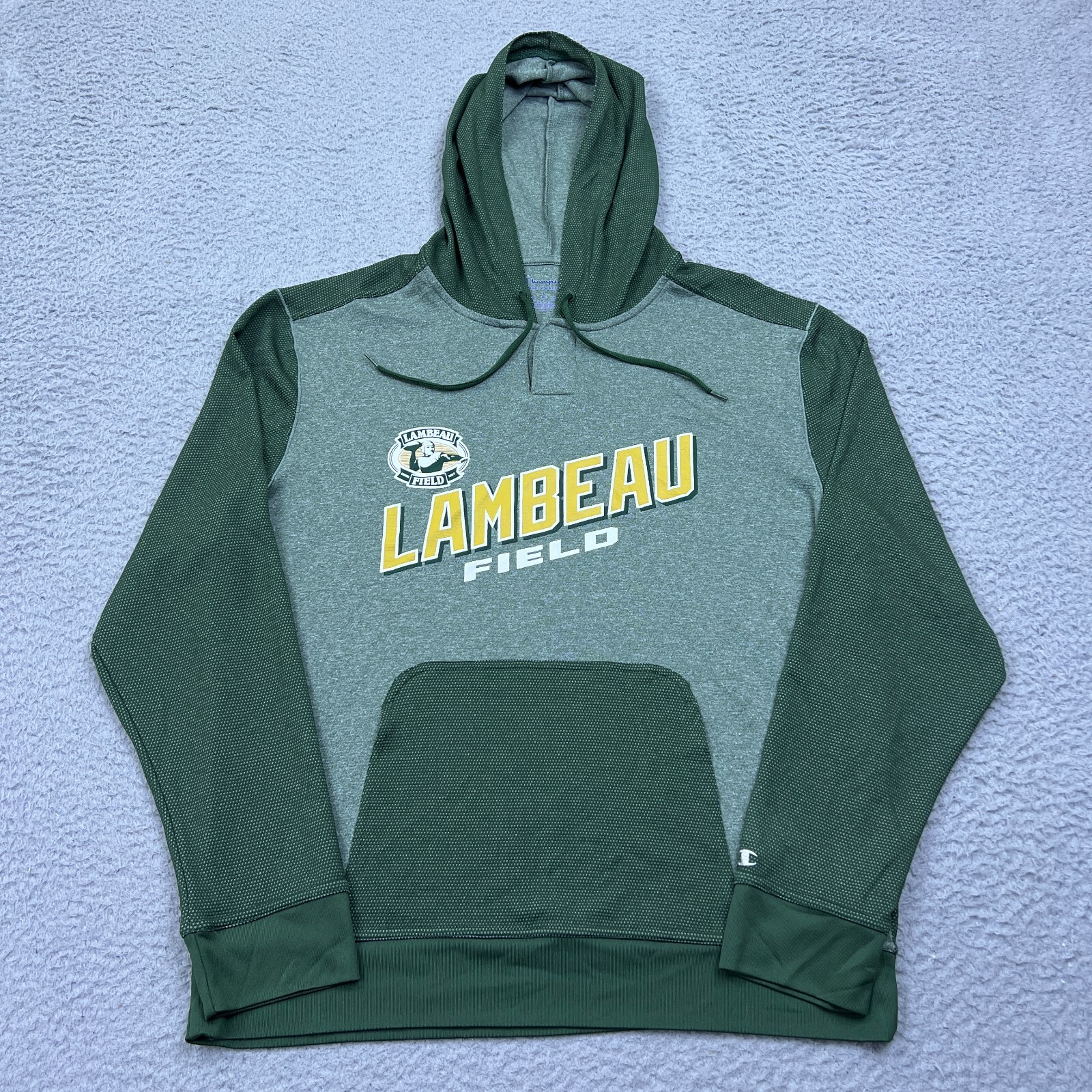 Champion Lambeau Field Sweatshirt Hoodie Unisex Large NFL Green Bay Packers
