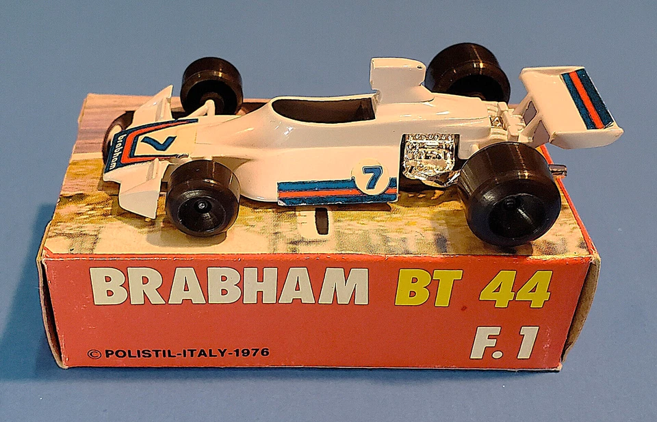 POLISTIL de ITALIA RJ5 F.1 - 1/55 Diecast 1975 Brabham BT44 - #7 CARLOS REUTEMANN Foto 2 de 4