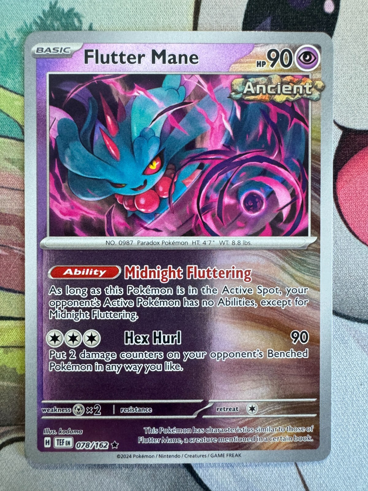 Flutter Mane Reverse Holo English Pokemon TCG BKBS298