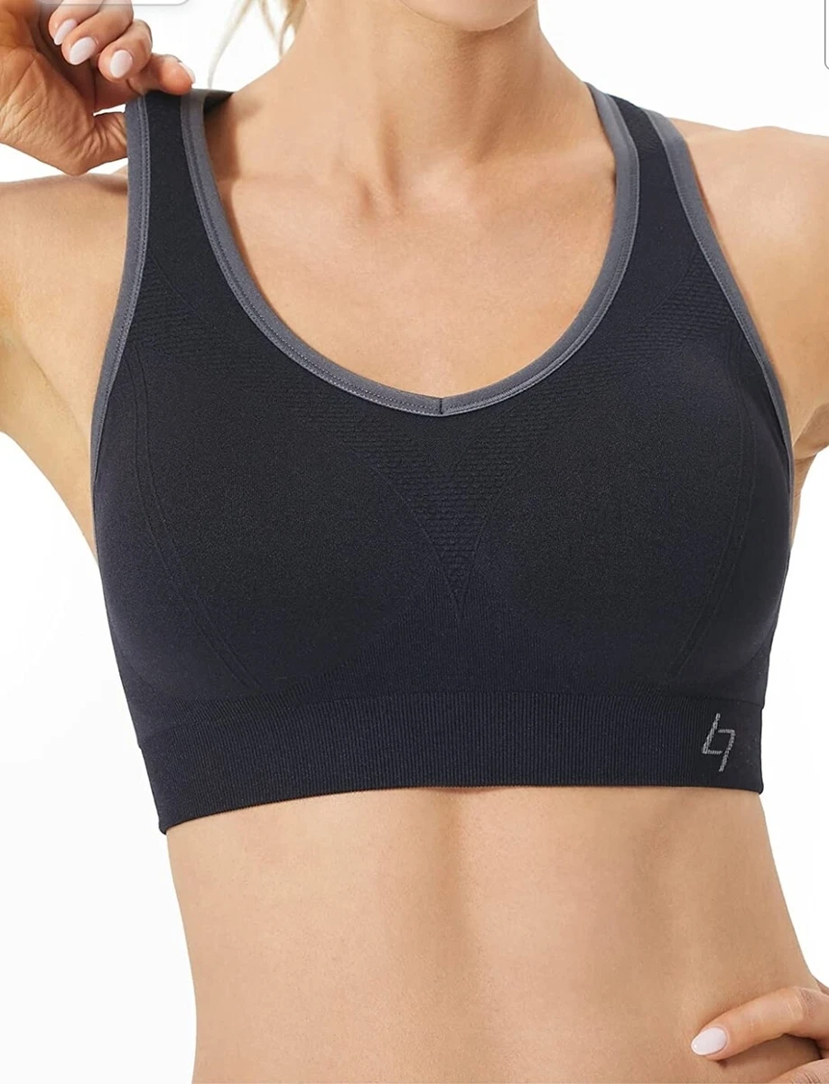 FITTIN Racerback Sports Bras for Women- Padded Seamless High