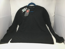 Under Armour Primaloft Men  s Black V-Neck Sweater Large MSRP 150 with Tags