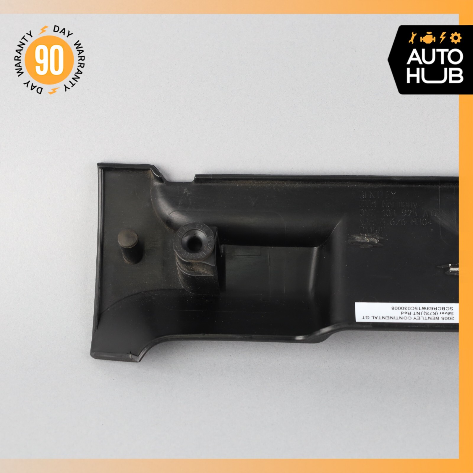 03-13 Bentley Continental GT GTC Speed Rear Engine Cover Plate Trim OEM 73k