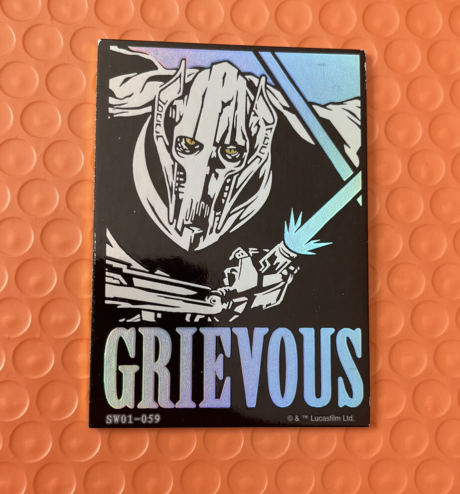 Grievous Gold Border #d/100 Disney 054/100 SP Star Wars Card Fun