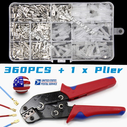 900 pz kit terminali a crimpatura a crimpatura maschio femmina assortiti - Foto 35 di 40