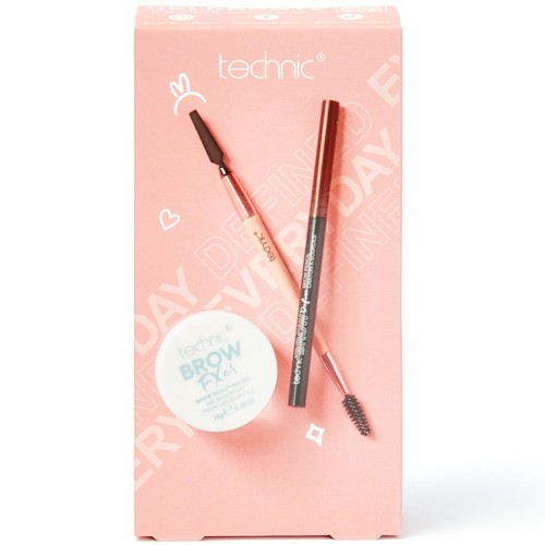Eyebrow Kit Brow Gel Pencil Spoolie Shaper Brush Fixing Fix Sculpting Gift Set - Picture 6 of 8