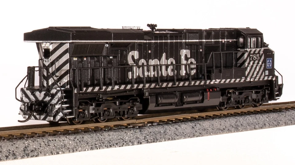 BLI #7305 Broadway Limited  N GE ES44AC ATSF #785 Zebra Stripe Paragon4 Sound/DC - Image 4 of 4