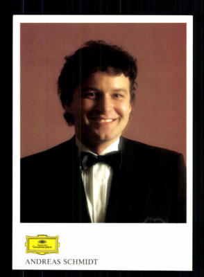 Andreas Schmidt Autograph Card ## BC 126132