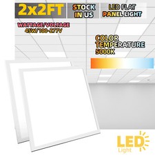 2x2 LED Flat Panel Light,45W 5000K Recessed Edge-Lit Drop Ceiling Troffer Lights