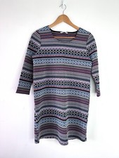 New Women’s TU Patterned Shift Dress Size 8 Casual Work Wear