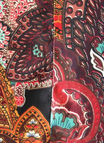 Cartonnier Anthropologie Filipina Paisley Medallion Open Draped Blazer Jacket S - Picture 5 of 6