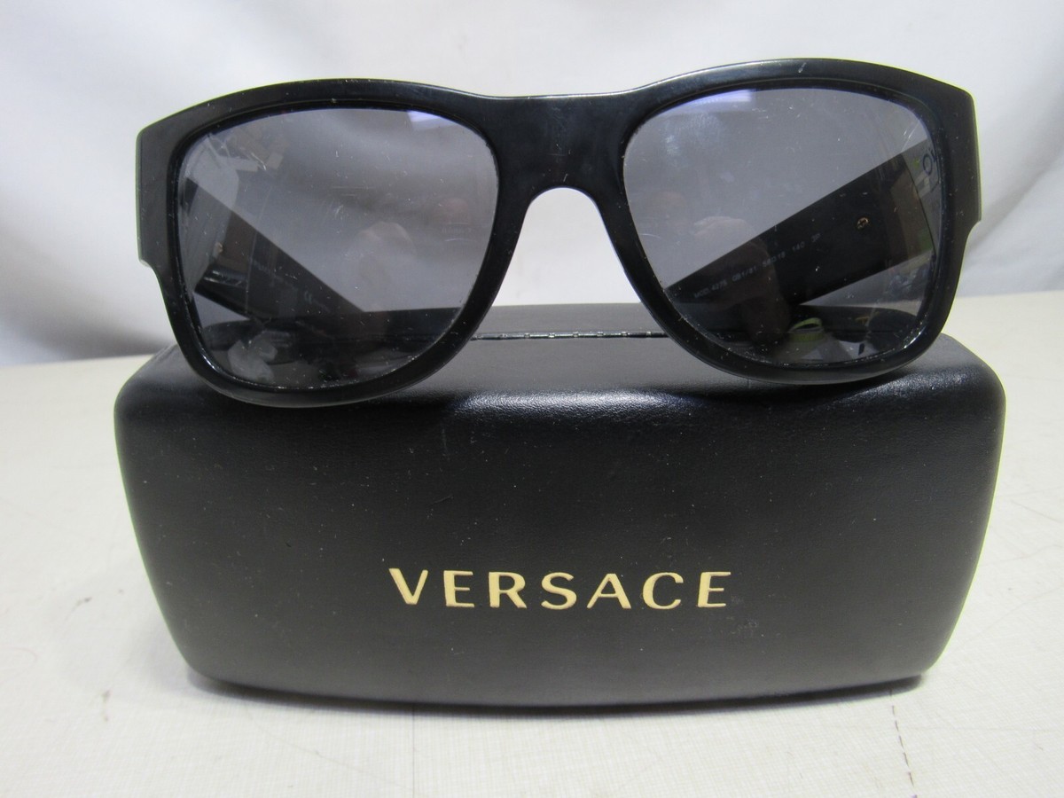 VERSACE Mod. 4275 GB1/81 Polished Black/Gold Polarized Sunglasses