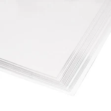 20pcs A4 Clear PVC Sheet Transparent Rigid Plastic Sheet 297mm x 210mm x 0.1mm