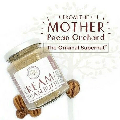 Mantequilla de nuez moscada cremosa pura | Ceto, paleo, vegana, sin gluten | Millican Pecan | TX Foto 4 de 4