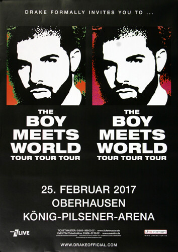 The Boys Meets World - Tour Tour , Oberhausen 2017 | Konzertplakat | Poster-image