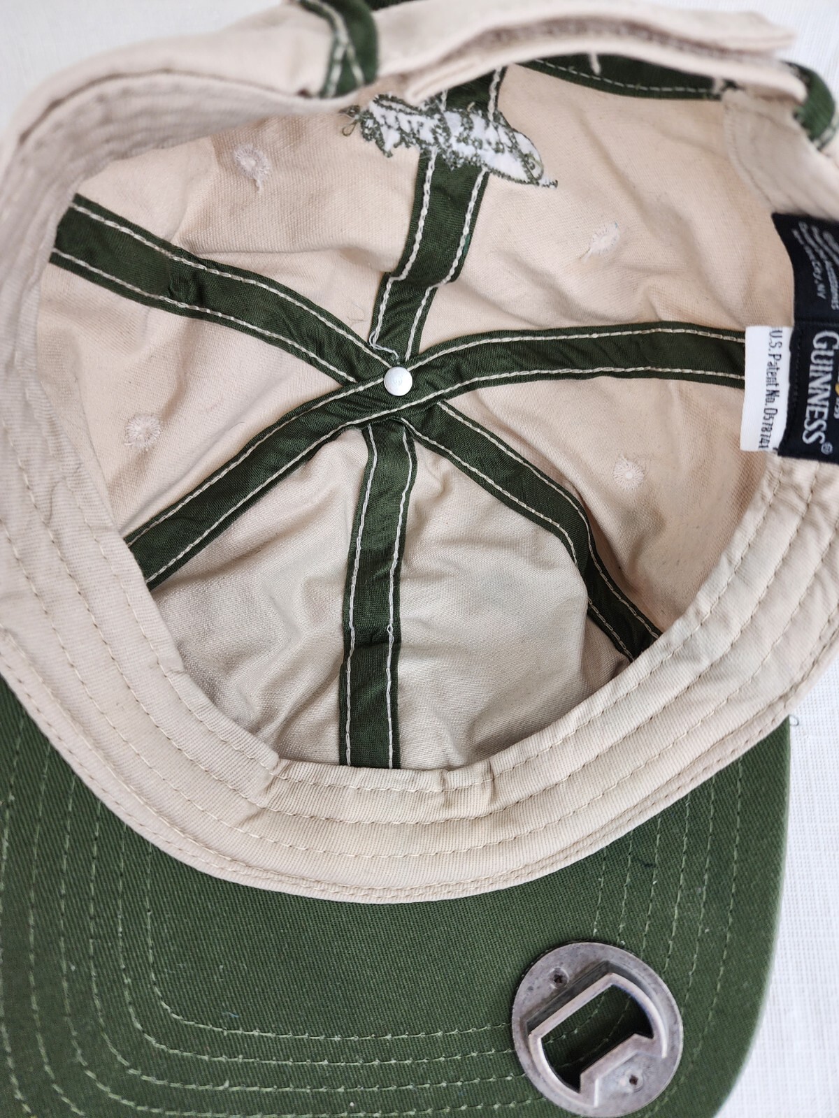 Guinness Adjustable Strapback Hat Cap ~ Bottle Op… - image 7