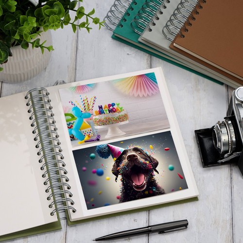 30th Birthday Memory Photo Album Star Design With Various Colours - Picture 8 of 17