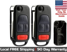2x New Replacement Remote Flip Key Fob Shell Case For 1997-2005 Mercedes Ml 2x New Replacement Remote Flip Key Fob Shell Case For 1997-2005 Mercedes Ml