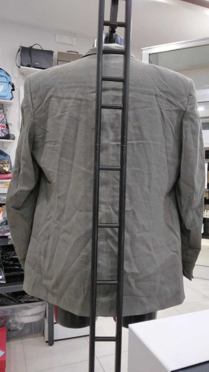 Dkny Jacke Gemischt Leinen Man Grau Donna Karan New York Neu Dkny Jacke Gemischt Leinen Man Grau Donna Karan New York Neu